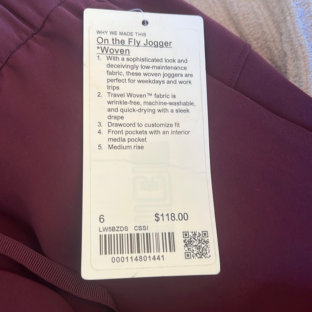 lululemon on the fly jogger